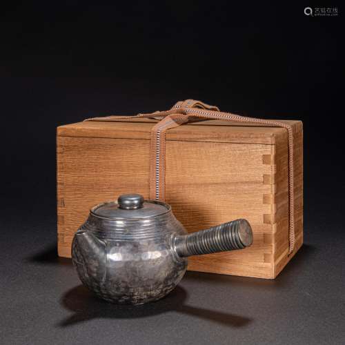 日本銀茶壺