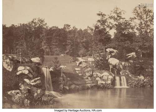 Charles Marville (French, 1816-1879) Cascade, Bo