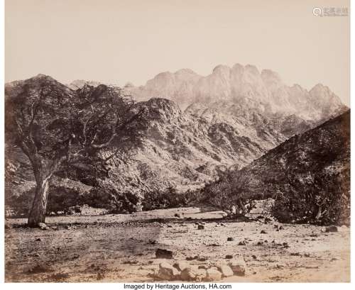 Francis Frith (British, 1822-1898) Mount Serbal