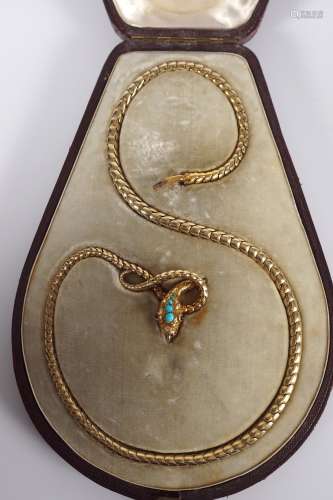 VICTORIAN SNAKE NECKLACE