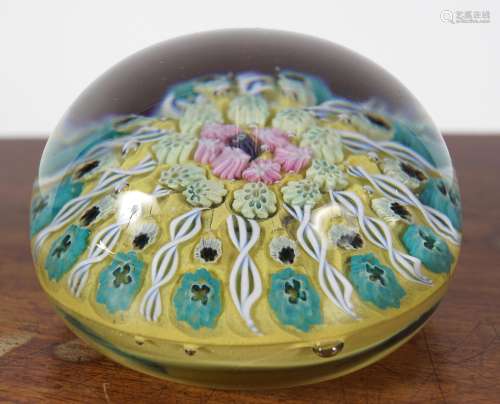 MILLE FIORI GLASS PAPERWEIGHT