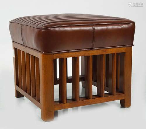 DESIGNER LEATHER STOOL