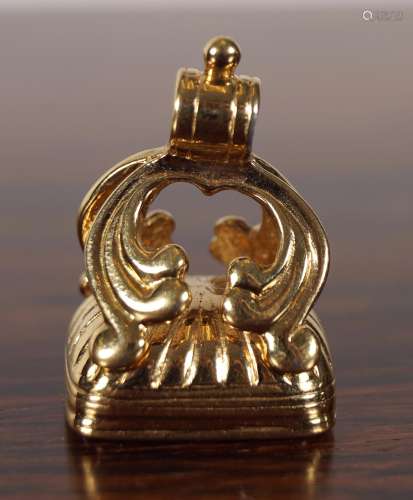 GENT'S SILVER GILT FOB