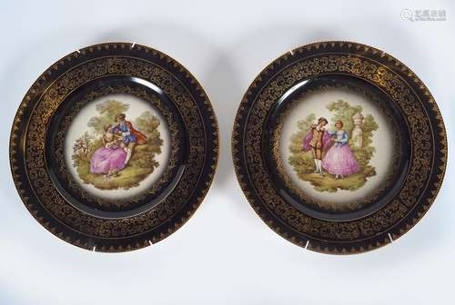 PAIR OF VIENNA PORCELAIN PLAQUES