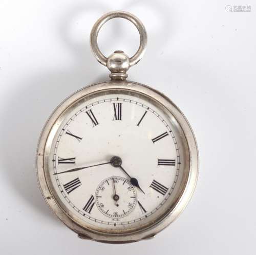 SILVER LADIES FOB WATCH