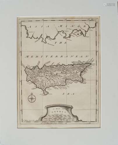 18TH-CENTURY MAP OF CYPRUS