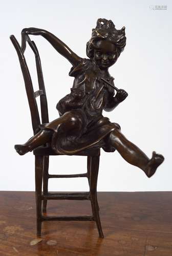 19TH-CENTURY BRONZE SCULPTURE