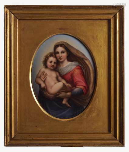 BERLIN PORCELAIN PLAQUE