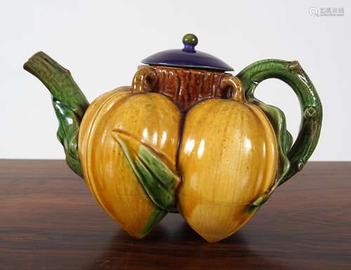 MINTON MAJOLICA TEA POT