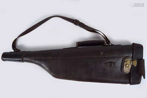 LEATHER GUN CASE