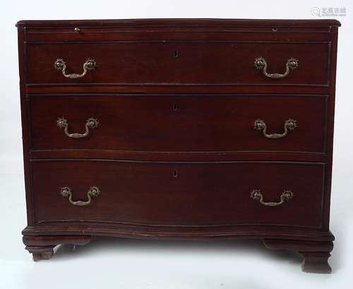 GEORGE III MAHOGANY LOW BOY