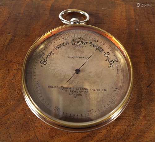 19TH-CENTURY TRAVELLING BAROMETER