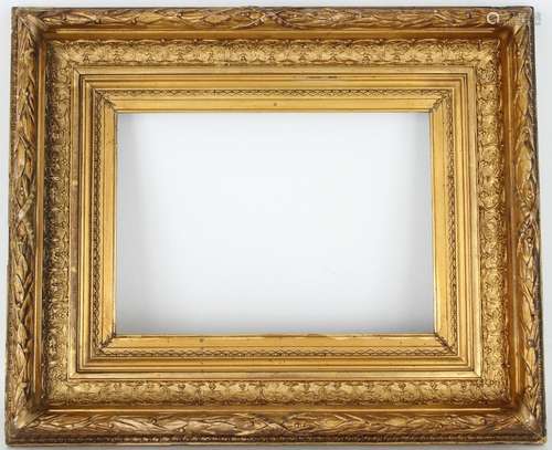 19th C. Carved Giltwood Frame