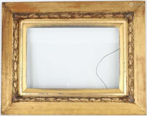 19th C. Carved Giltwood Frame