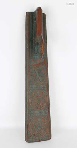 19th C. Norwegian Mangle Board