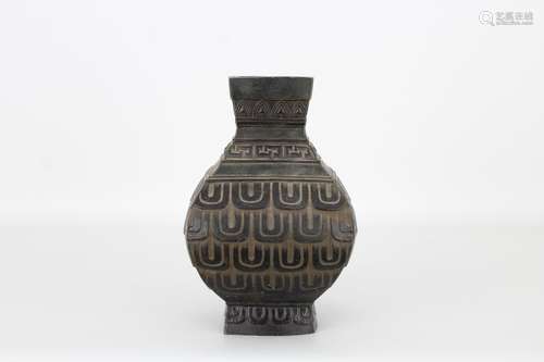 Chinese Patinated Archaic Style Bronze Vase