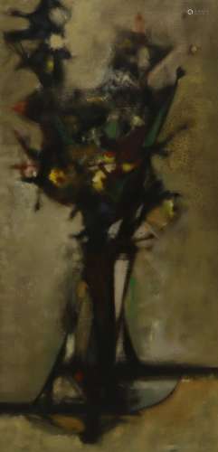 Neston Signed Oil on Canvas Floral Still Life.