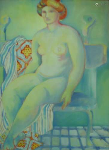 Venus Ulandis? Signed Oil on Canvas Nude Woman.
