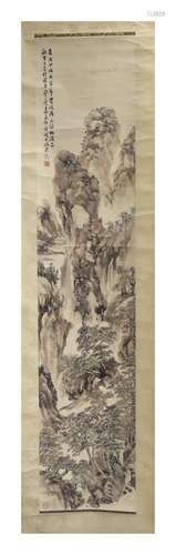 Chinese Painting of Mountain by 