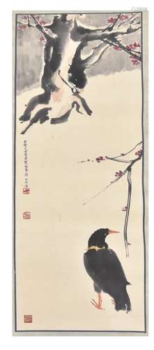 Chinese Painting of Magpie&Plum Tree, 