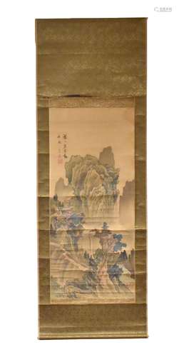 Japanese Painting on Silk ,Haruki Nanmei, Edo P.