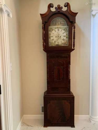 Grandfather clock.