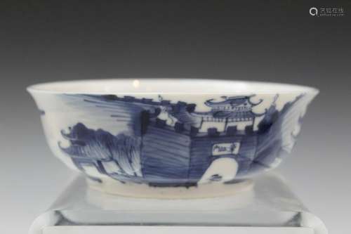 Chinese Blue and White Porcelain Bowl