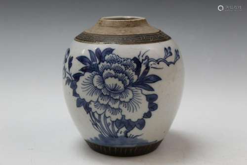 Chinese Blue and White Porcelain Jar