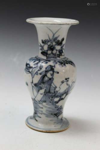 Chinese Blue and White Porcelain Vase