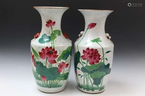 Two Chinese Porcelain Vases