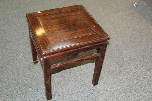 Chinese Hardwood Side Table