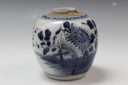 Chinese Blue and White Porcelain Jar