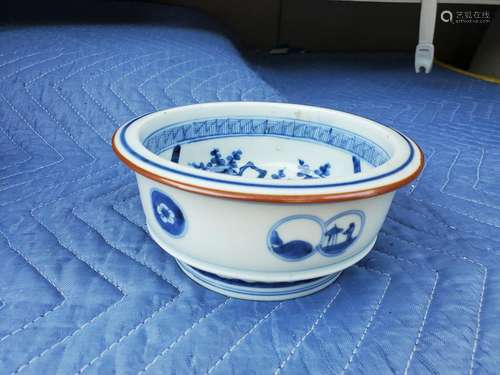 Chinese blue and white porcelain bowl.