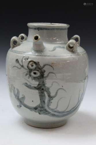 Chinese Blue and White Porcelain Pot
