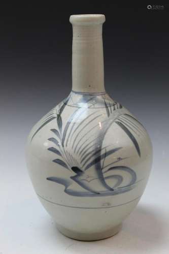 Korean Blue and White Porcelain Vase