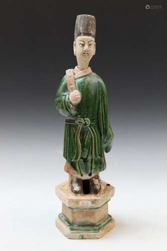 Chinese Sancai Glazed Tomb Figure