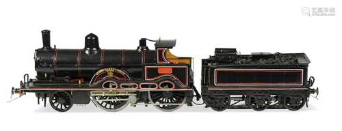 A painted metal kit or scratch built O gauge electric model ...