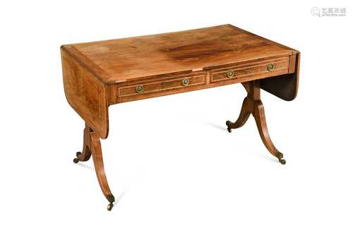 A Regency rosewood sofa table,