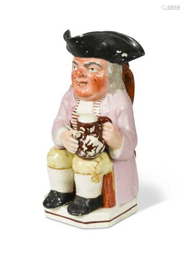 A Staffordshire Toby jug, early 19th century,