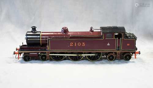 A painted metal kit or scratch built model O gauge electric ...