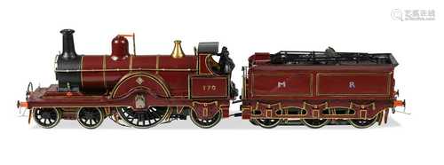 A painted metal kit or scratch built model O gauge electric ...