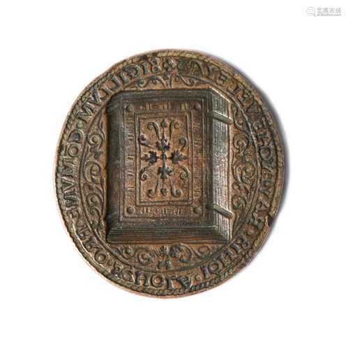 A bronze matrix seal for Cheveley school (near Newmarket, Su...