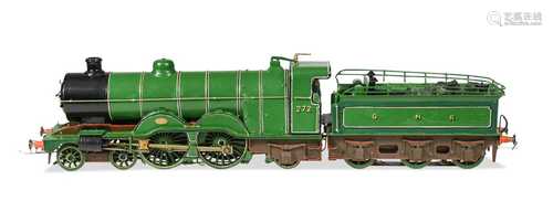 A painted metal kit or scratch built model O gauge electric ...