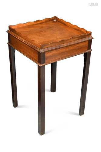 A George III mahogany urn stand/occasional table,