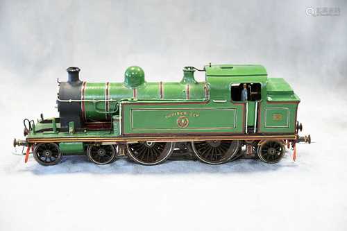 A painted metal kit or scratch built model O gauge electric ...