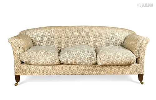 A large three seater Howard & Sons sofa,