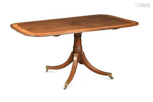 A Regency mahogany breakfast table,