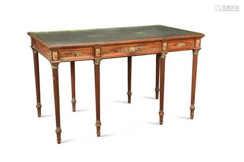 A mahogany and gilt metal mounted dressing table, late 19th ...