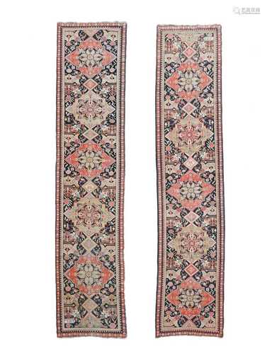 A pair of Karabagh runners, late 19th century,