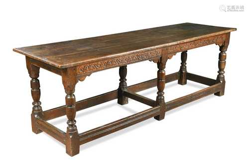 Charles II refectory table, late 17th century,